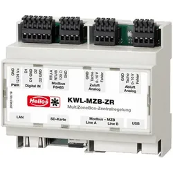 Helios Zentralregelung KWL-MZB-ZR ? für bis zu 255 MultiZoneBoxen ? Fan-Optimize...