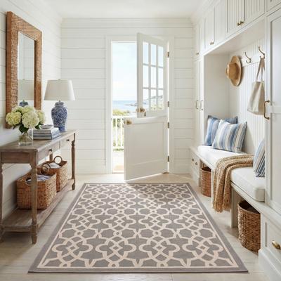 SAFAVIEH Courtyard Raquel Indoor/ Outdoor Waterproof Patio Backyard Rug