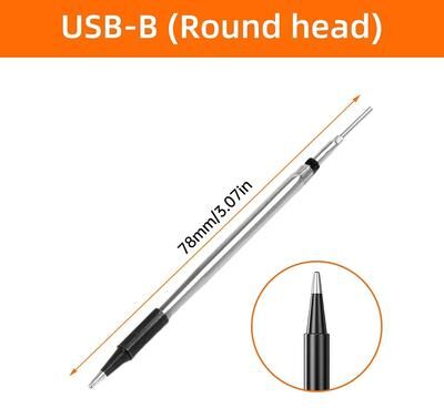 Uplift Essentials USB Soldering Iron Kit With Adjustable Temperature And Type C Interface usb b
