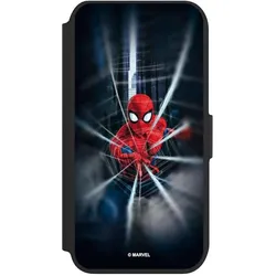 Nivocase Klapphülle für Apple iPhone 8 Handyhülle aus Kunst Leder NIVOflip schwarz Kinofilm Marvel (Apple iPhone 8), Smartphone Hülle, Schwarz