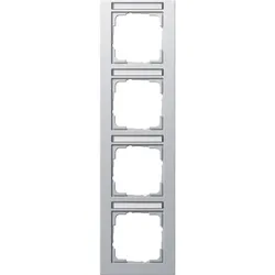 Gira Abdeckrahmen 4f. alu 111425