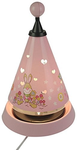 home24 LED-kinderkamerlamp Bungee Bunny roze B/D/H: 21 x 35 x 21 cm