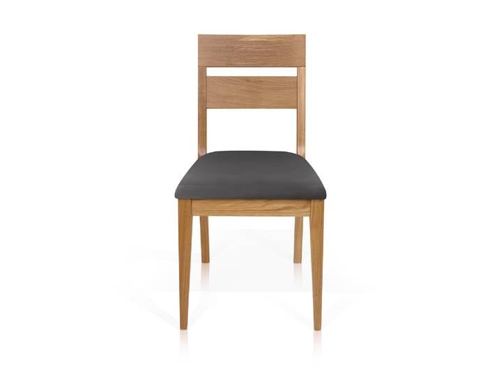 HILKO Polsterstuhl, Material Massivholz, Eiche, Eiche lackiert