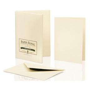 Magni Paper Royal Kartenmappe DIN A6 C6, chamois 8 Karten mit (2234831008)