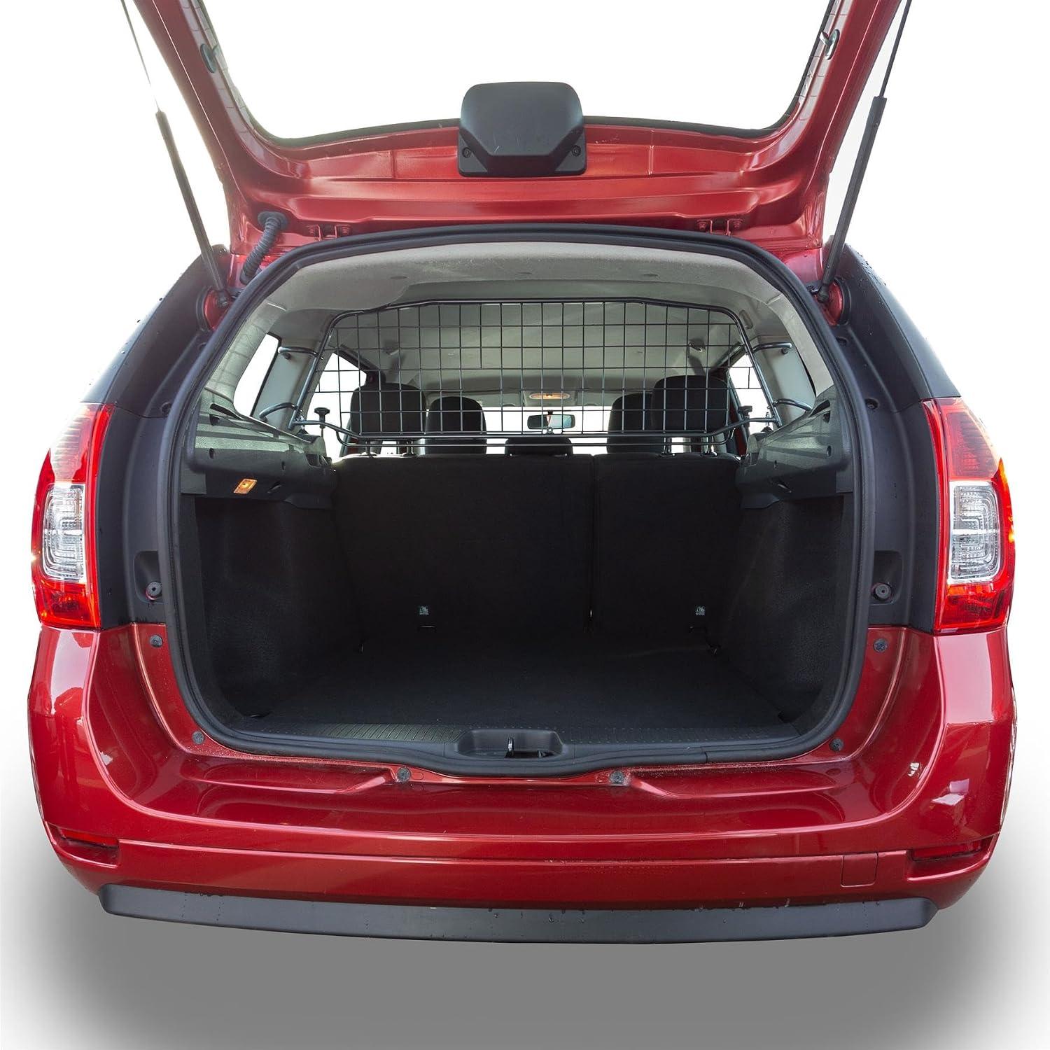 Hundegitter für Dacia Logan MCV 2012-2020, fahrzeugspezifisches Trenngitter für den Kofferraum aus Stahl, passgenau für sicheren Hundetransport