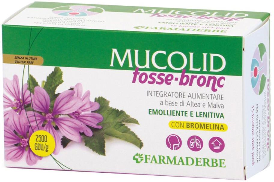 FARMADERBE Srl MUCOLID TOSSE BRONC 15BUST