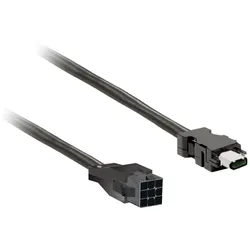 Schneider Electric VW3M5D1FR50 Motorkabel für Lexium BCH2-Servomotor an LXM28, 6x0,82mm2, mit Bremse, Kunststoffstecker, 5m