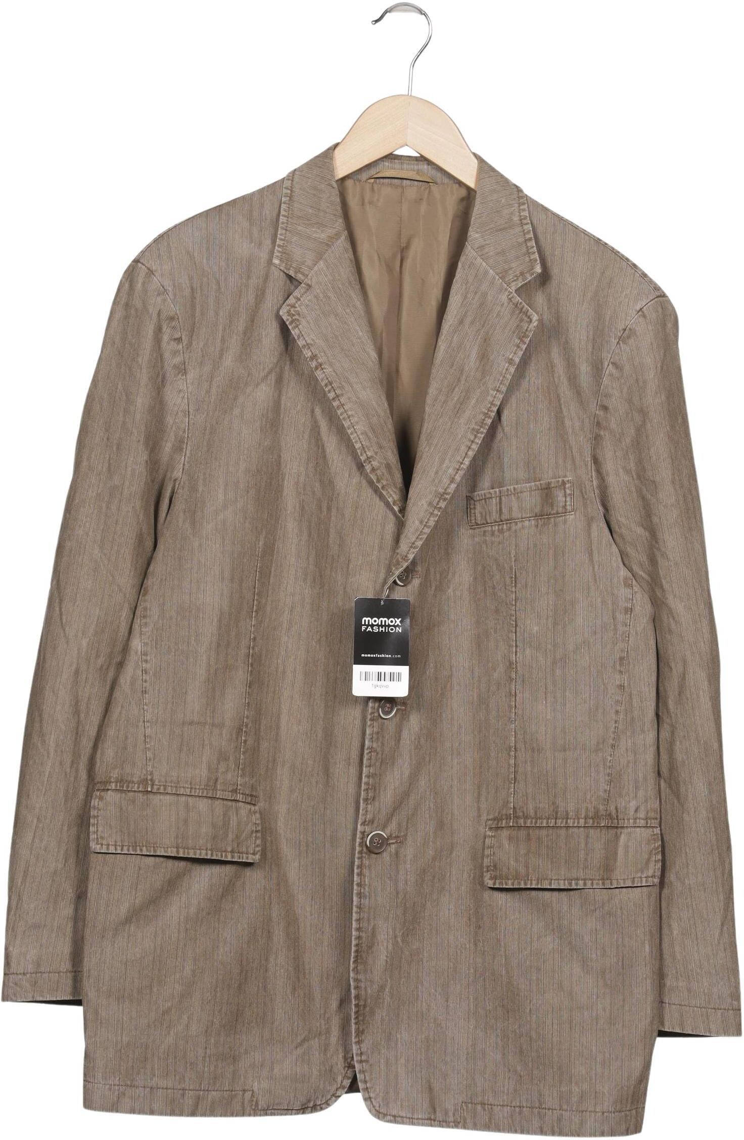 engbers Herren Sakko, Beige, Gr. EU 52, Baumwolle / Synthetik - Second Hand