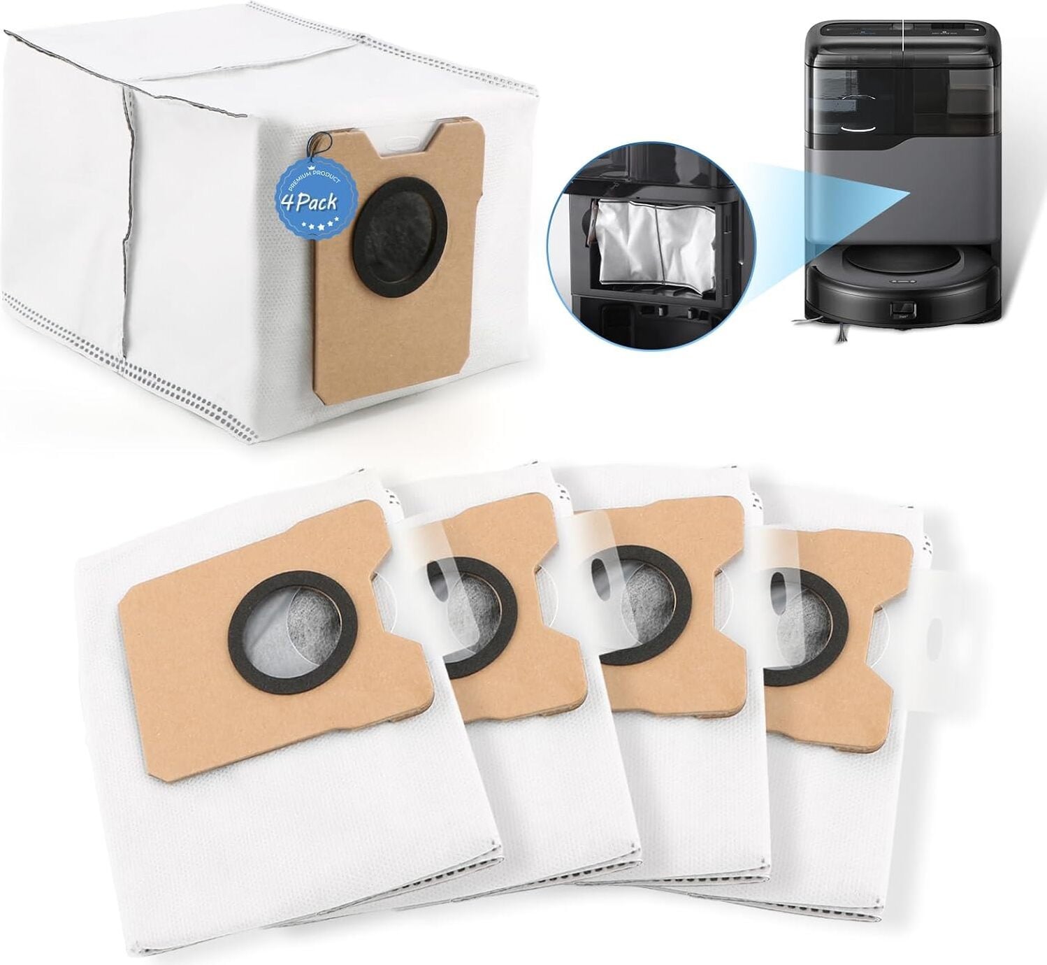Eufy Omni C20 Robotstofzuiger Accessoires - Stofzakken