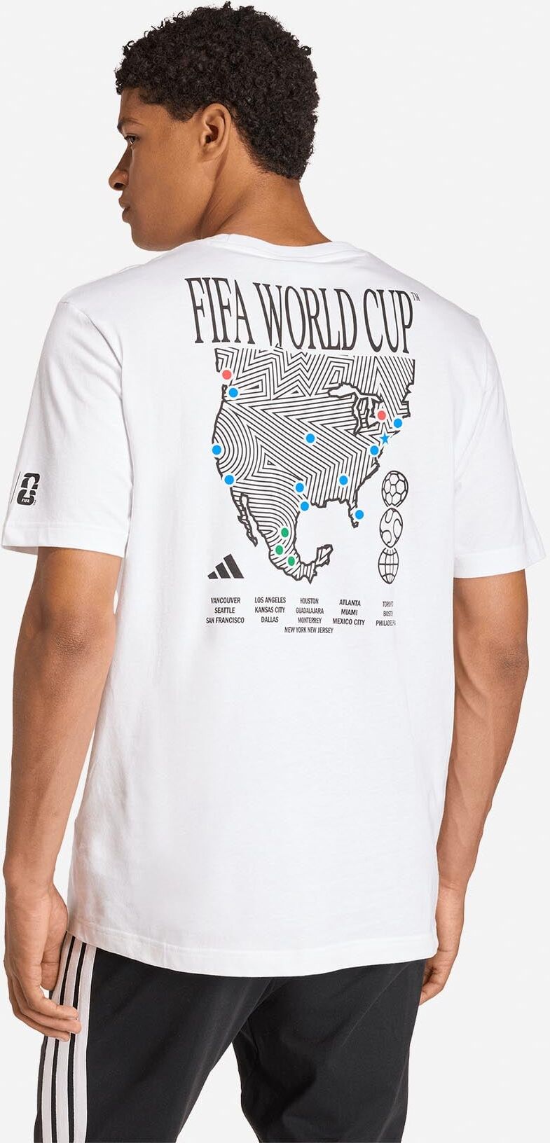 Adidas Fifa Wolrd Cup 26mt Map M - T-shirt - Uomo - Bianco M