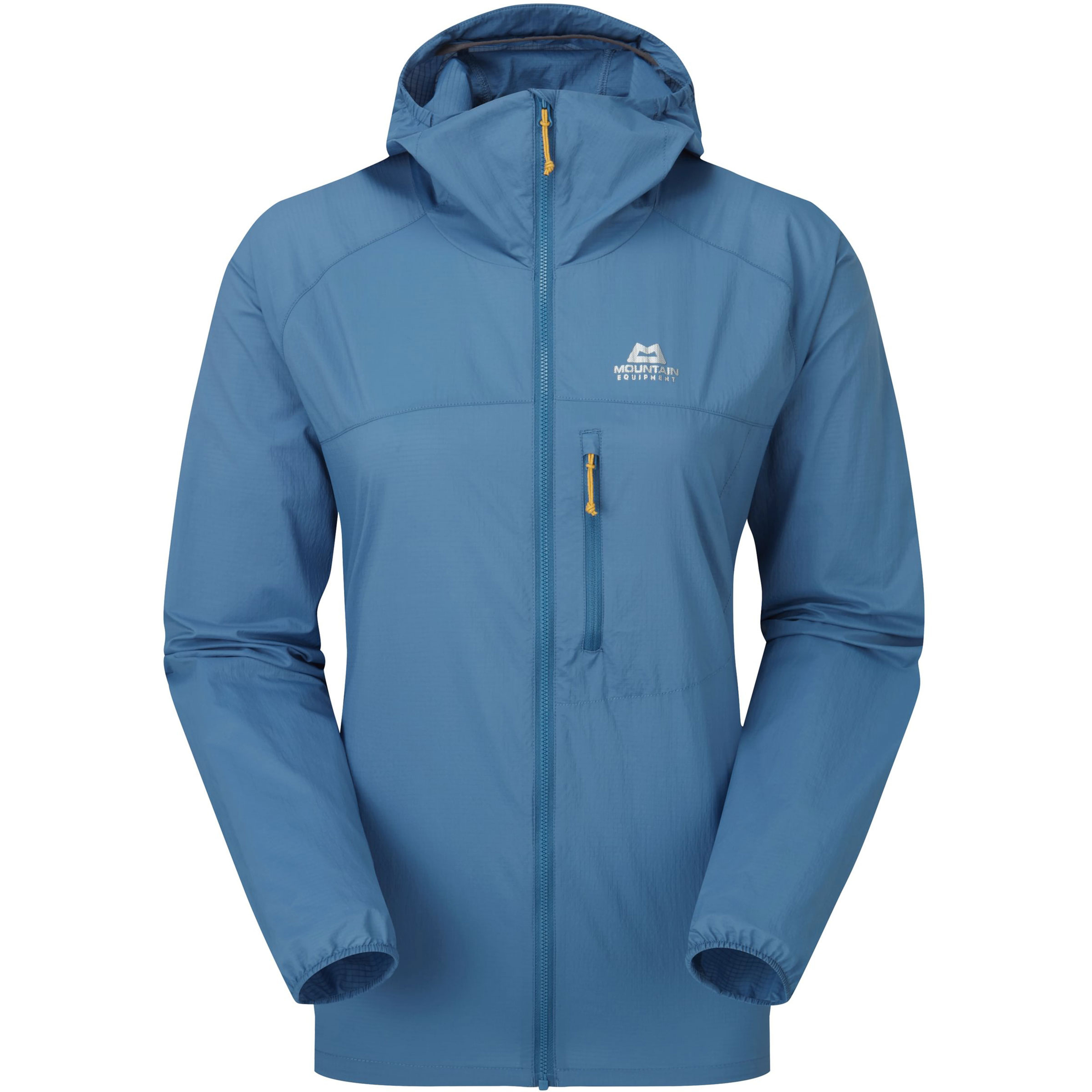 Mountain Equipment Aerofoil Damen Windbreaker blau Größe L Trekking Windabweisend Wasserabweisend