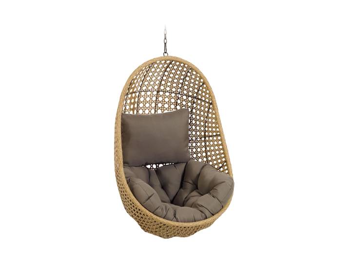 Hochwertiger In-/Outdoor Hängesessel „Cira“ Rattan Kave Home