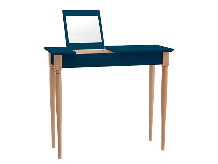 Coiffeuse 85cm Bleu/Bleu pétrole