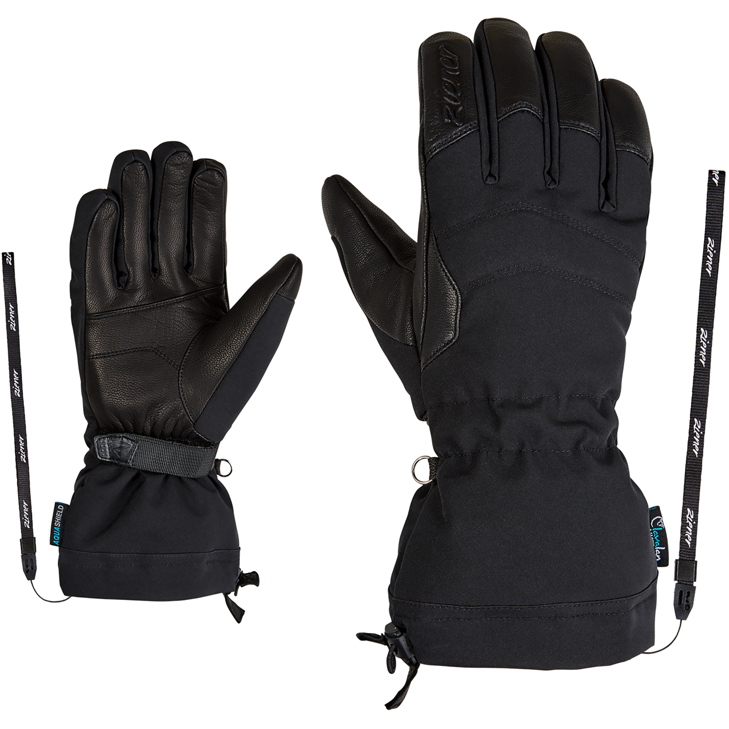 Ziener Kilatana As Aw Damen Skihandschuhe schwarz Größe 6 Freeride | Skifahren | Splitboard Elastisch Wasserabweisend