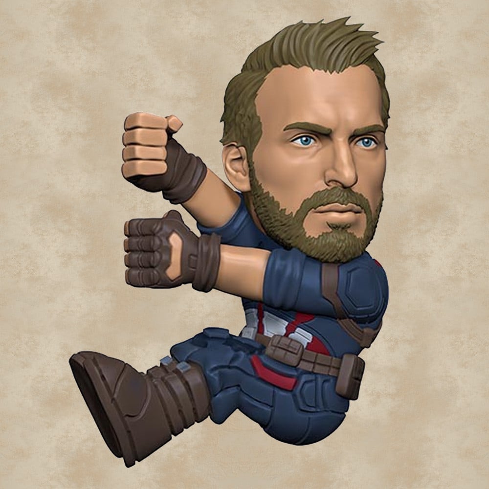 NECA Scalers Figuur Captain America Avengers Infinity War Kabelfiguur