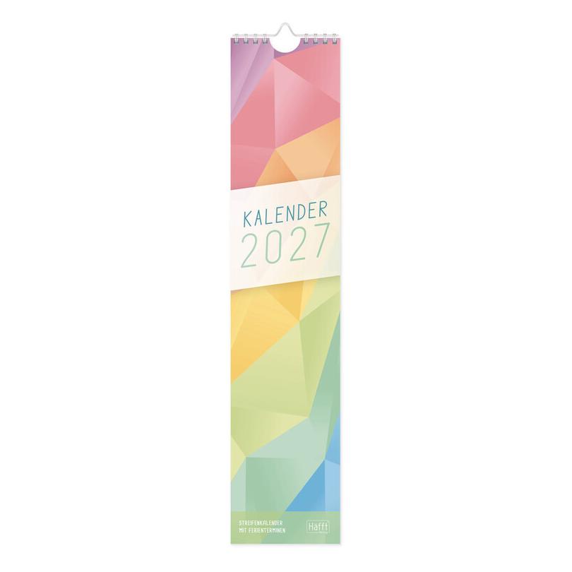 Häfft-Verlag GmbH Streifenkalender 2027 Rainbow (11396-0)