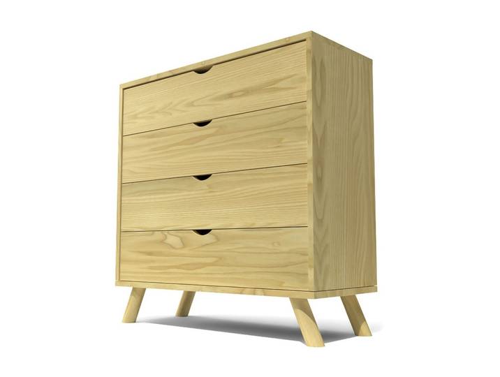 Commode Scandinave en bois massif Viking Miel