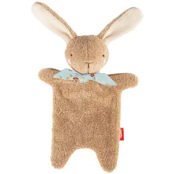 Sigikid, Schmusetuch, Terrytuch Hase blau 25cm (25 x 20 cm)