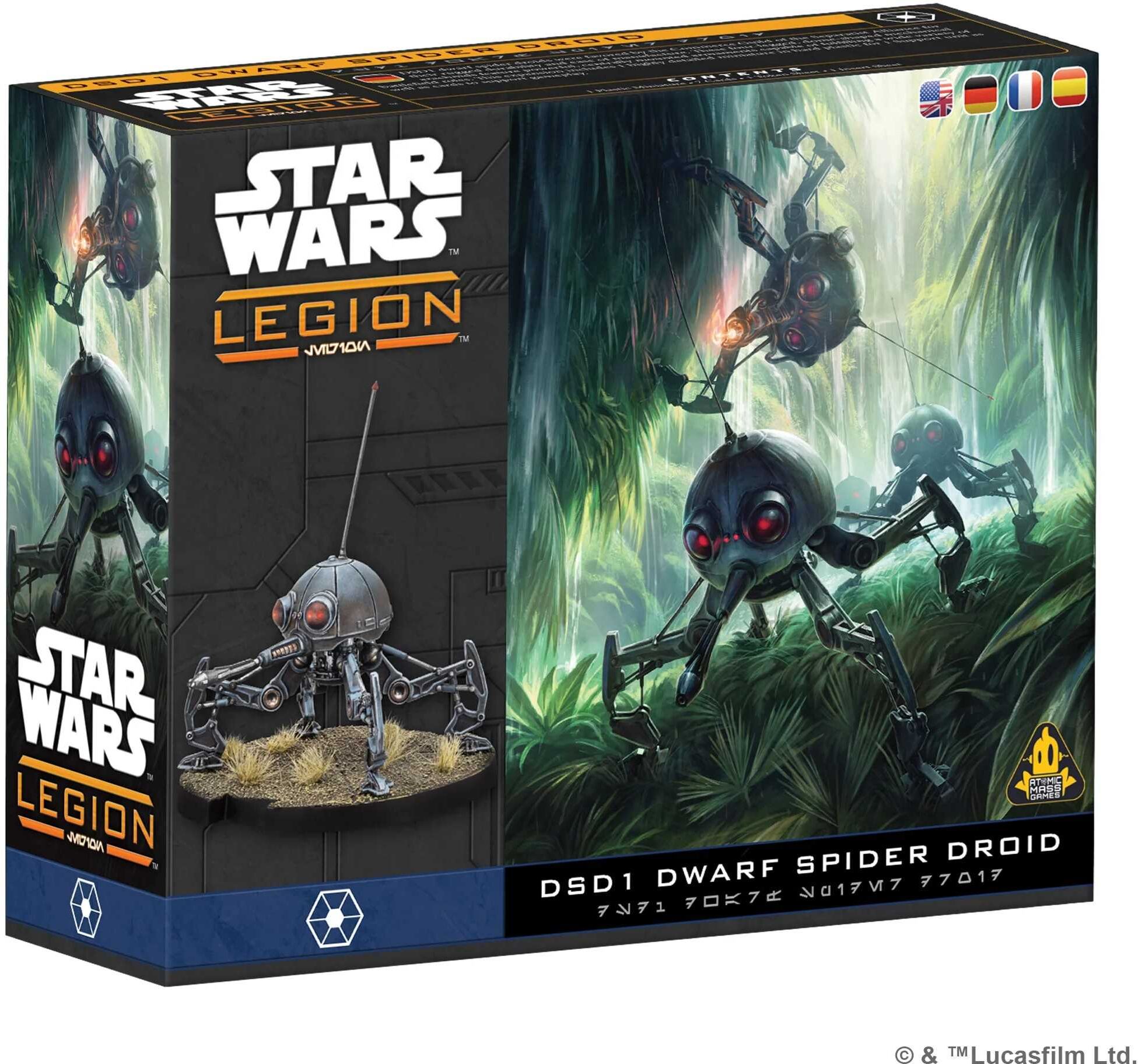 Star Wars: Legion – DSD1 Dwarf Spider Droid Unit Expansion for Separatist Alliance, Ages 14+, 1 Player by Atomic Mass Games