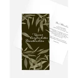 Trauerkarten Dankeskarten selbst gestalten mit Spruch und Fotos im Onlinedesigner bei Meine-Kartenmanufaktur.de