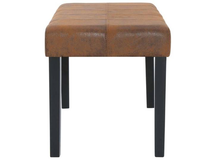 Banc d'entrée Banquette GKK 106 cm - Marron Similicuir daim GG@23
