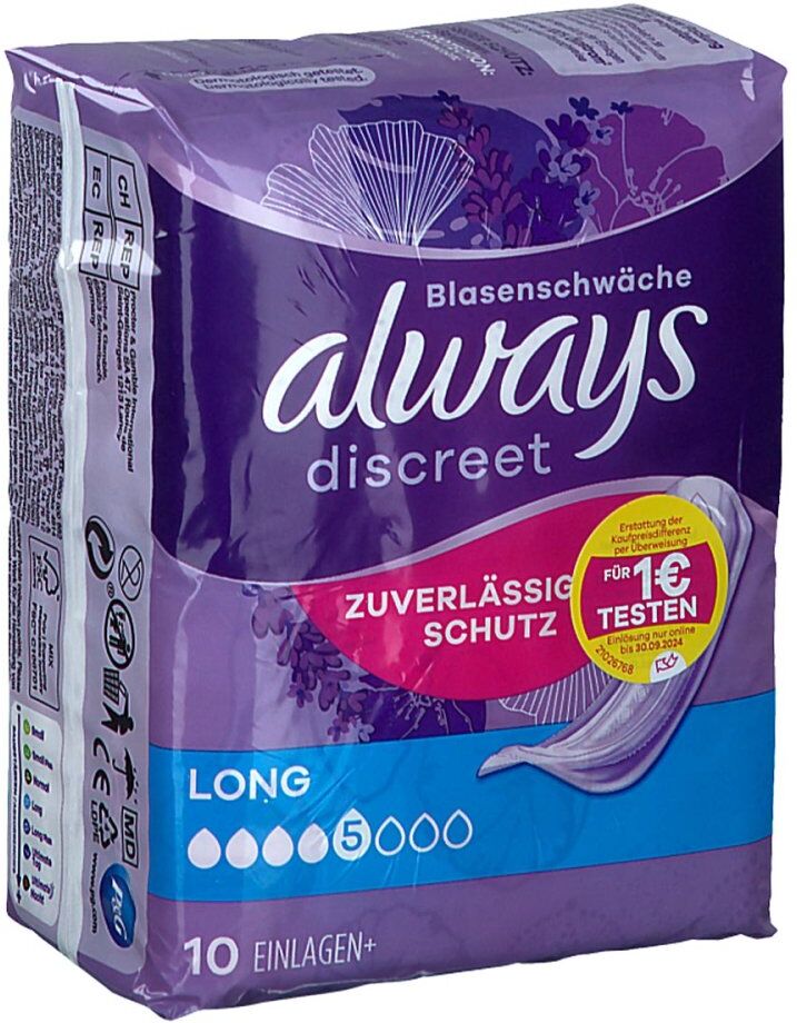Always discreet Inkontinenz Binden long 10stk