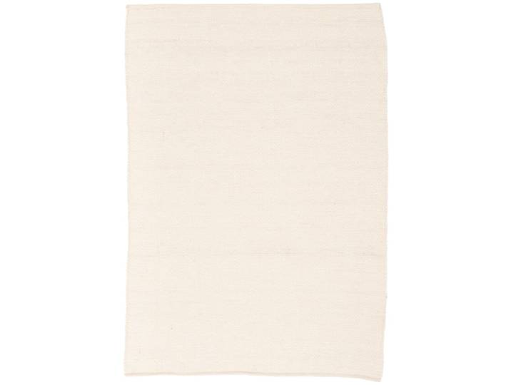 Tapis en laine naturel chiné laine blanche 120x180 cm