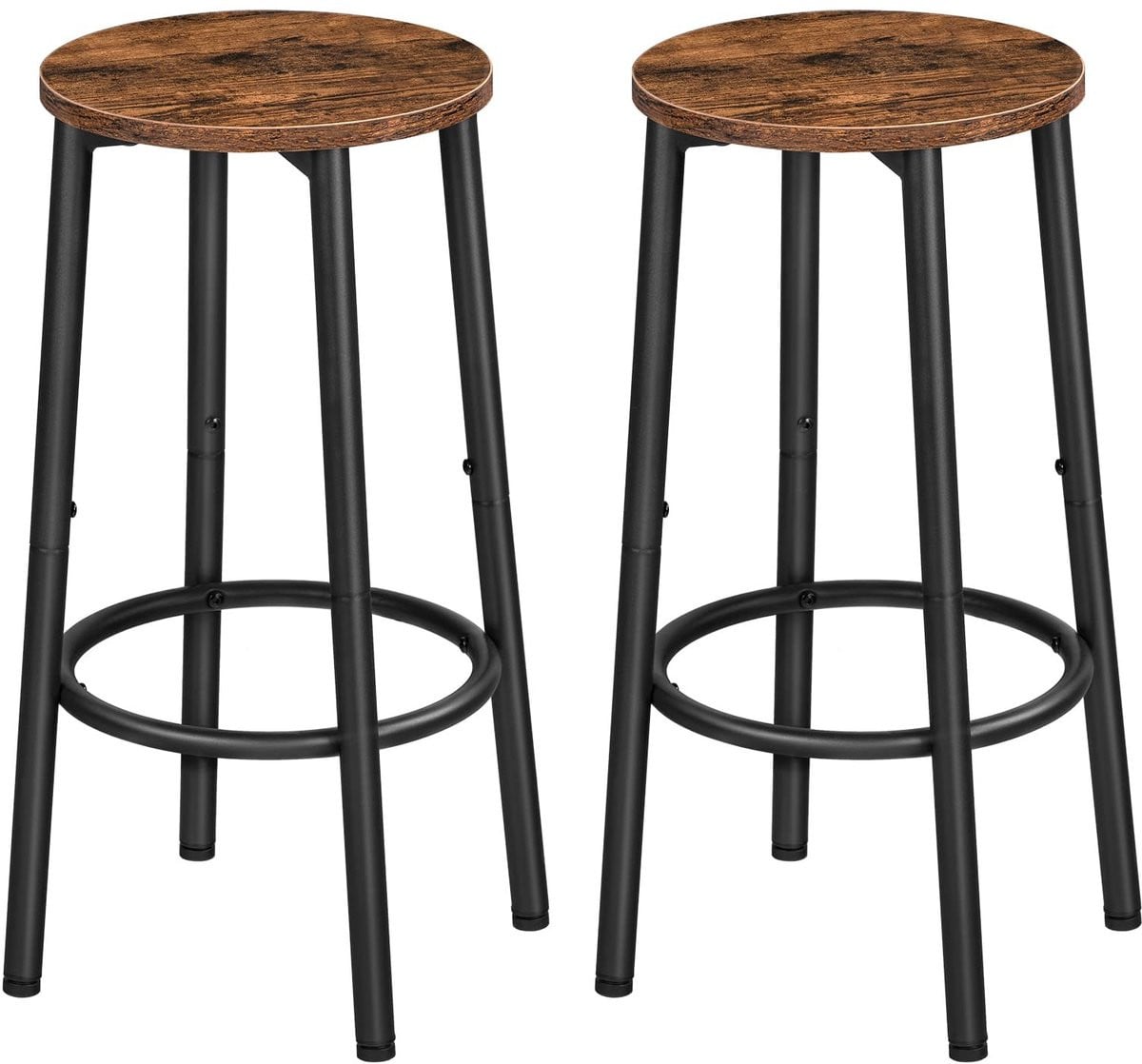 MTTProducts Bar Stoelen Set van 2 Rustiek Bruin