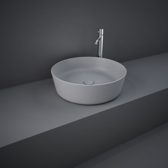 RAK Feeling Aufsatz-Waschbecken FEECT4200503A rund, 42cm, grau matt
