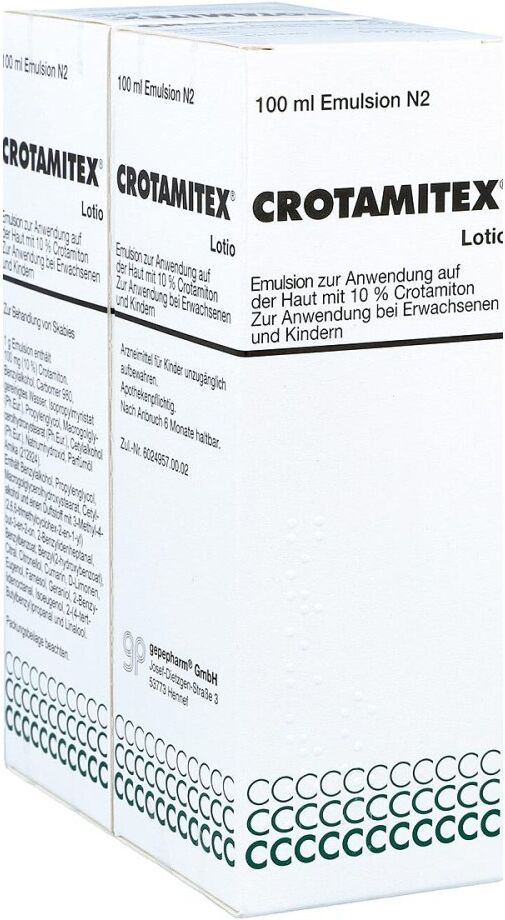 Crotamitex Lotion zur Krätze Behandlung