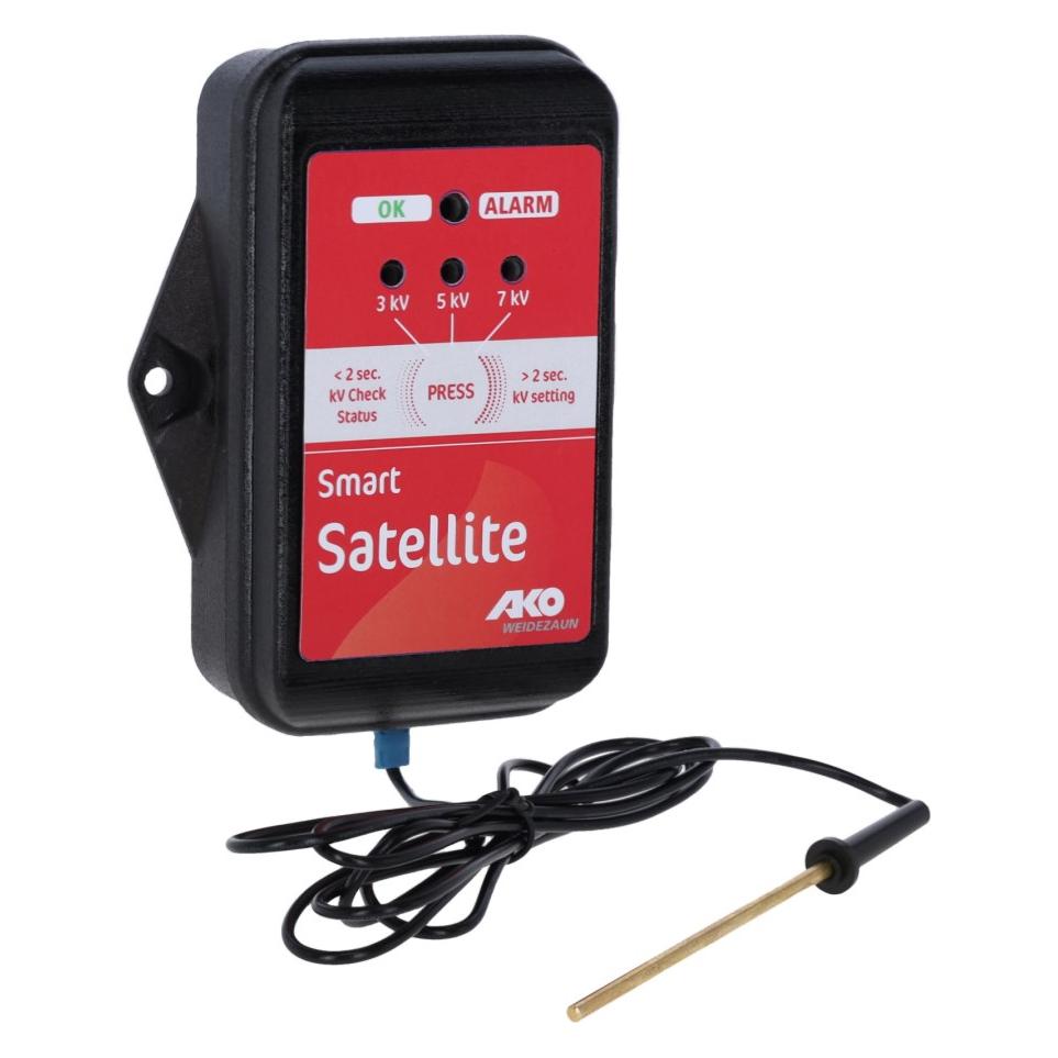 Kerbl AKO Smart Satellite 2.0 Zaunprüfer (Weidezaunprüfer, Steuerung per App) (225274)