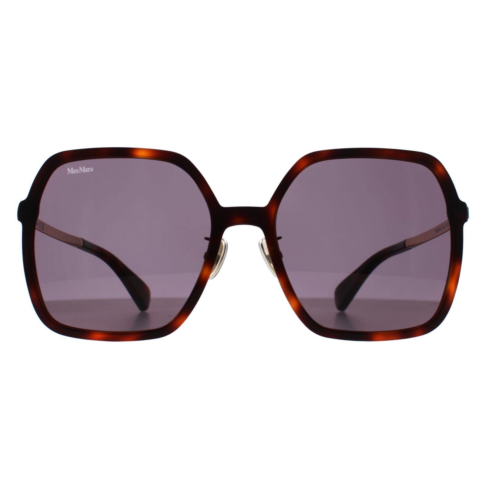 Max Mara Vierkant Dames Donker Havana Rook Grijs MM0059-D