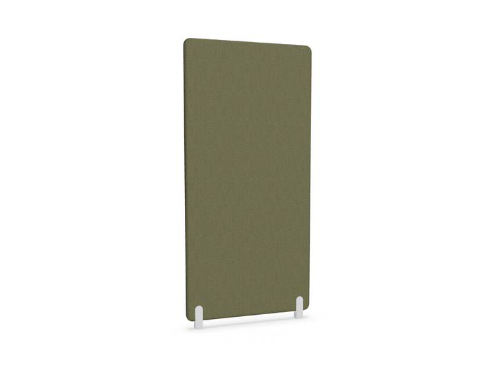Trennwand Mdd Sonic 90x185 cm, Distanzfüsse, Olivgrün/Weiss, Neu