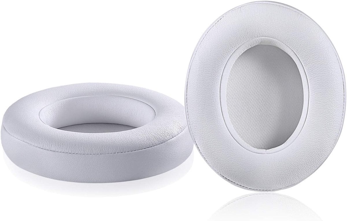 Wit traagschuim oorkussens voor Beats Studio 2.0 Wired/Wireless en Studio 3.0 over-ear koptelefoons