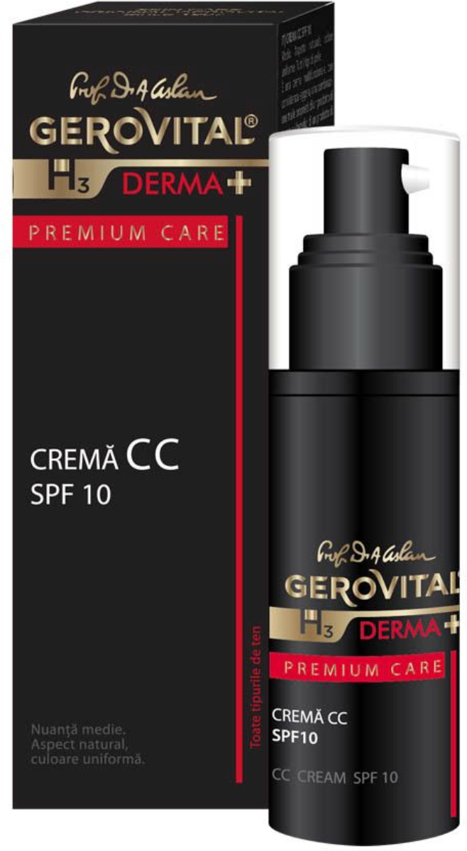 Gerovital H3 Derma+ Premium Care CC Cream SPF 10 30 ml