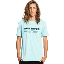 Quiksilver T-Shirt Lined Up hellblau - M - M