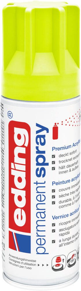 edding Acrylspray Permanent Spray Neongelb Matt 4-5200965