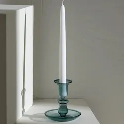 Karaca Home Alyce Glas-Teelichthalter Grün 10x10 cm