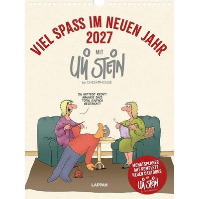 Viel Spaß im neuen Jahr 2027 mit Uli Stein: Monatsplaner mit komplett neuen Cartoons