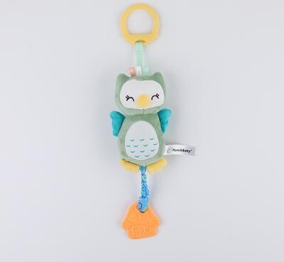 Tiny Tots Teens Trends Baby Toys Shaker Crinkle Squeaky Sensory Travel Accessories, Newborn Soft Stuffed Animal Rattle Hand Grip, Toddler Toy owl