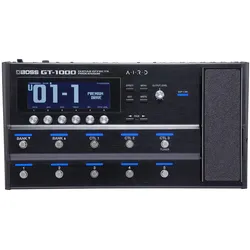 BOSS (Electronics) GT-1000 (Bass, Gitarre), Effektpedal, Schwarz