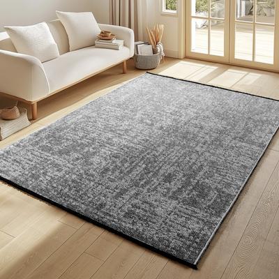 Teppich AYYILDIZ TEPPICHE "SPACE 1900, auch als Läufer", grau, B:120cm H:7mm L:170cm, Chenille, Teppiche, Teppich, Läufer, Kurzflor, Boho, Vintage, Wohnzimmer