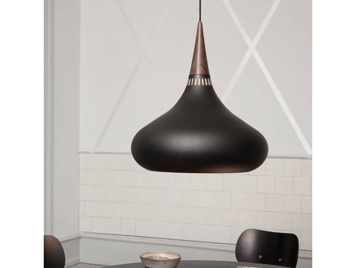 Orient Schwarz P3 Pendelleuchte - Fritz Hansen Orient P3 - Wohnzimmer - Design - Metall - Einflammig