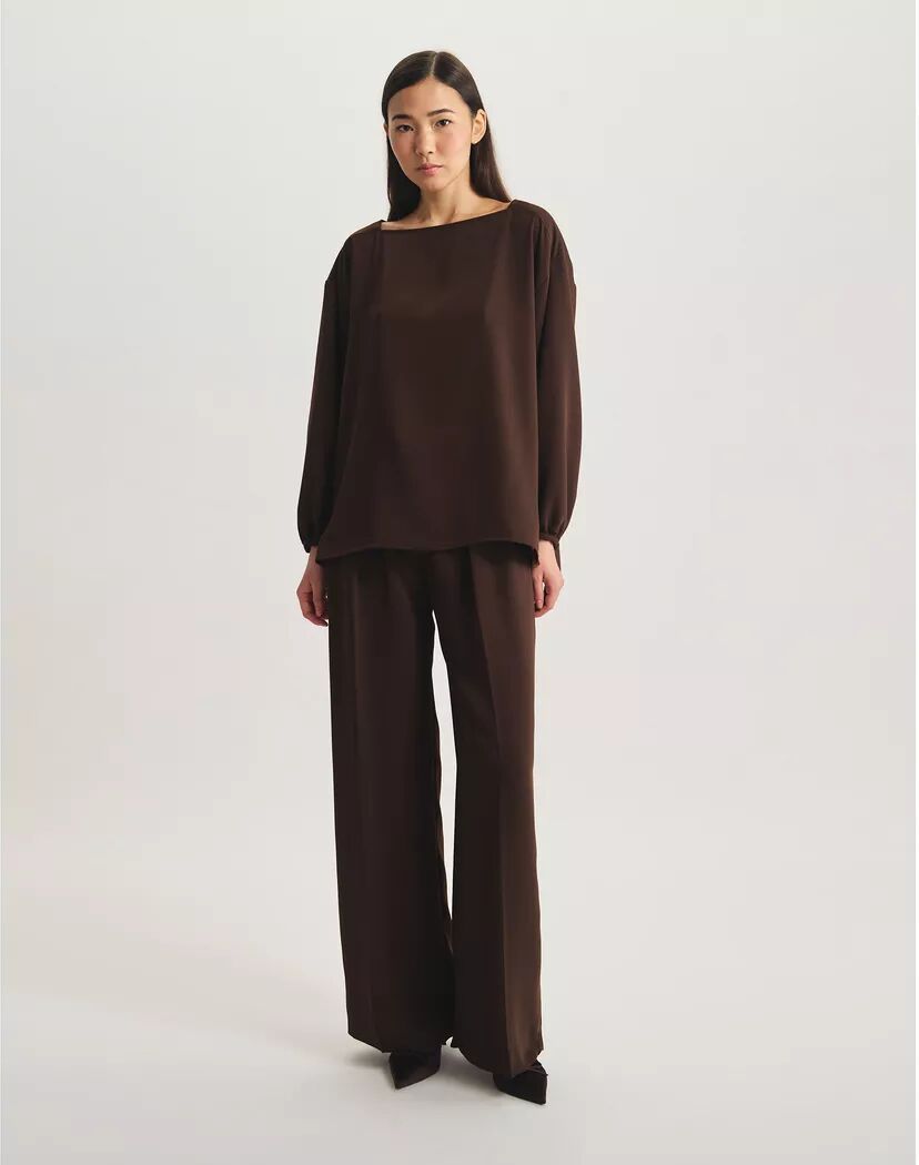Inès de la Fressange - Bluse, für Damen, Dunkelbraun, Größe 34