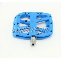 e*thirteen Base Plattform-Pedal, 22 Pins, blue