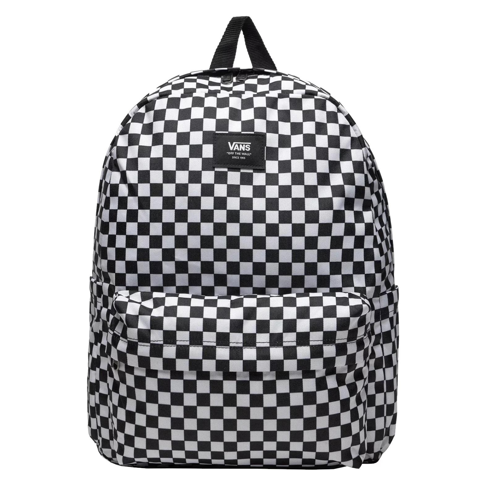 Vans Old Skool Check Backpack CHECKERBOARD Black/White (22 l) (0197063464150)