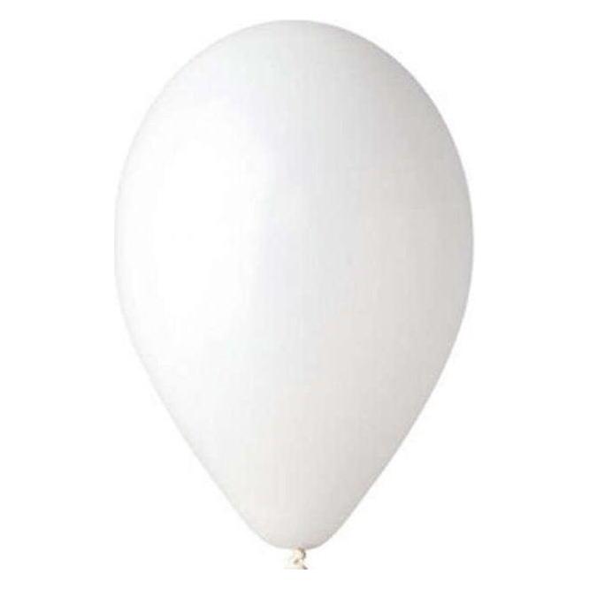 GoDan Weisse Luftballons 26cm 100 Stück (100x) (WIKR-001255)