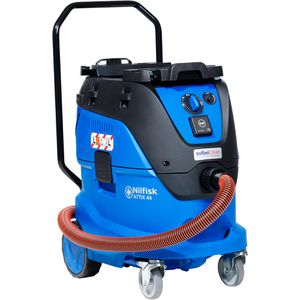 Nilfisk Nass-Trockensauger Attix 44-2L IC, 42 Liter, 1400 Watt, mit Steckdose, Staubklasse L