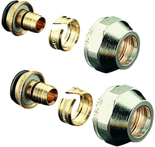 Raccords à compression OV Cofit 2-f f AG 3/4 Euroko. 17x2,0mmxG 3/4 ÜM ; Oventrop (1507937)