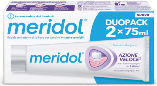 Meridol Dentifricio Azione Veloce 75 ml Bitubo